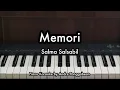 Lagu Memori - Salma Salsabil | Piano Karaoke by Andre Panggabean