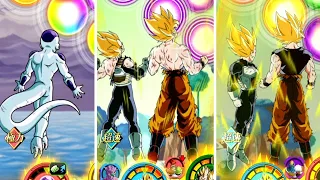 LR SSJ GOKU SSJ VEGETA FINAL FORM FRIEZA BATTLE MOTIONS DBZ Dokkan Battle