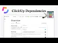 How to Use ClickUp Dependencies Simple Task Linking Tip