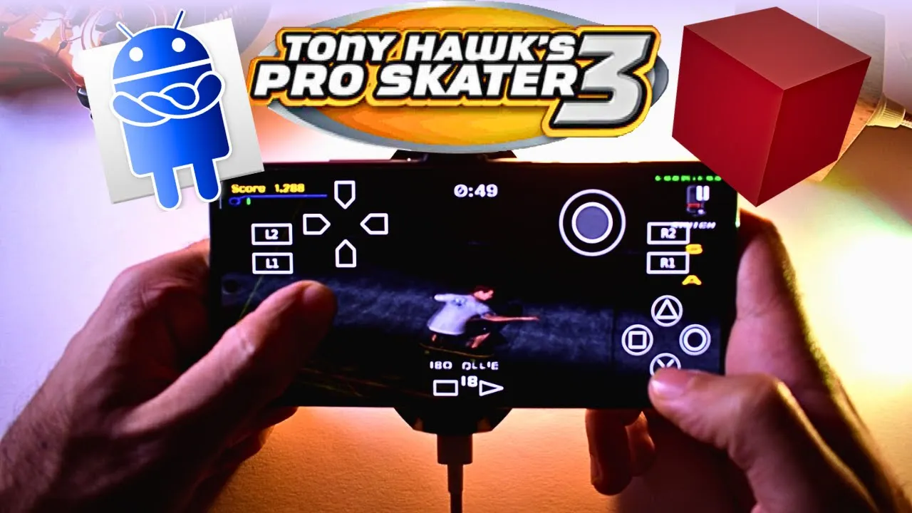 Tony Hawk's Pro Skater 3 Android Gameplay | PS2 Emulator Android | Nethersx2 Android