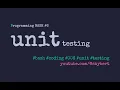 Programming BASH - unit testing