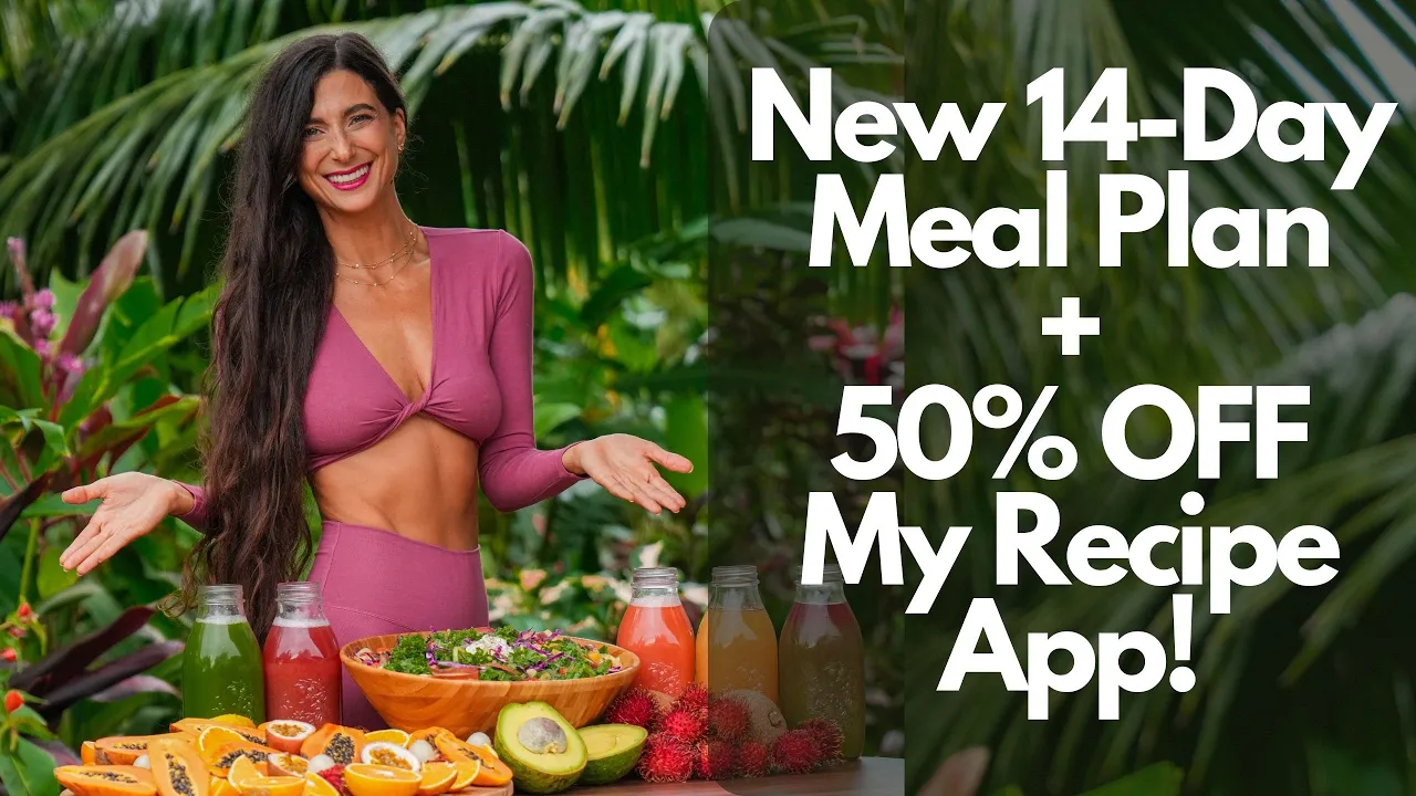 New 14-Day Meal Plan + 50% OFF My FullyRaw Recipe App!  Best 500 Raw Vegan Recipes for 2024! 
