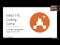 2025 FTC Coding Camp by FRC 9023 - Day 1