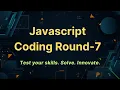 JavaScript Code Challenges - 7 in Hindi Javascript problem solving interview questions