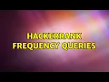 HackerRank frequency queries