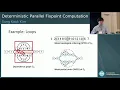 Deterministic Parallel Fixpoint Computation
