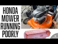 Honda gcv160 mower runs bad Thermowax coupler replacement