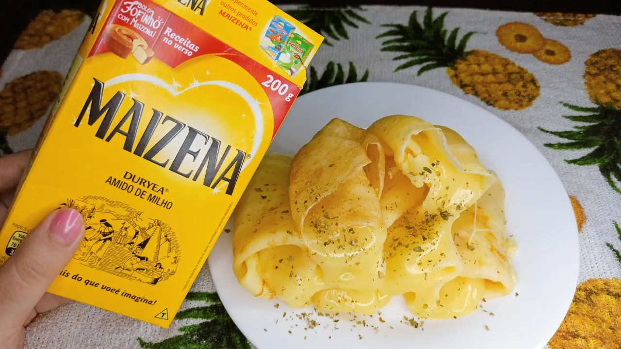 TEM MAISENA E OVO AÍ? MISTURE OS DOIS E MATE SUA FOME!. 
