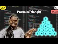 Pascal s Triangle LeetCode JAVA DSA