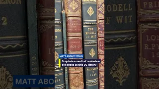 Step into a vault of centuries-old books at this DC library