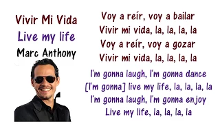 marc anthony vivir mi vida lyrics english and spanish translation u0026 meaning letras en ingles