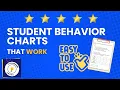 Behavior Charts Classroom Coach