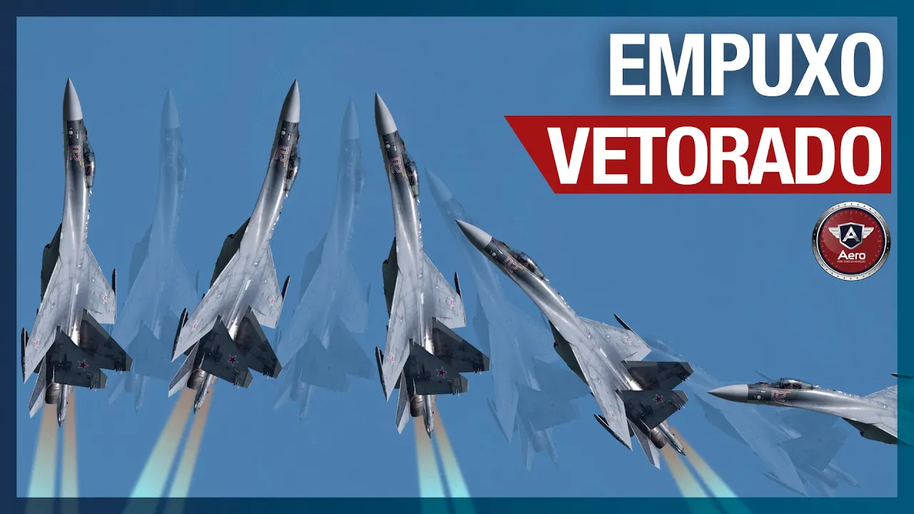 AVIÕES fazem MANOBRAS ABSURDAS por causa do EMPUXO VETORADO