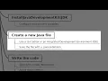 How to Create Hello World Program In Java