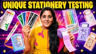Testing STRANGEST Stationery items Ever!😱Viral & UNIQUE | இதெல்லாம் வேலை செய்யுமா?