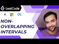 Non-overlapping Intervals LeetCode 435 Visualizing with different scenarios Greedy