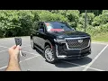 2023 Cadillac Escalade Premium Luxury Start Up Test Drive Walkaround POV and Review