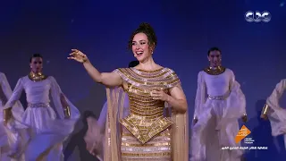 أداء روعة من السوبرانو المصرية العالمية شيرين أحمد طارق خلال احتفالية افتتاح المتحف المصري الكبير 