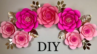 diy room decor ideas paper flower wall decoration ideas easy and simple