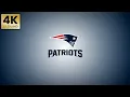 New England Patriots NFL Animated Logo Team Intro - 4K Background