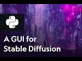 How to build a GUI for a Stable Diffusion texture generator using Python
