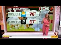 Friday forecast with Stephanie Mead from News 8 at 9 a m