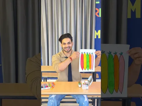 Gajar Painting challenge🥕😱|| school life || #shorts #shortvideo #magic #school #schoollife #fyp
