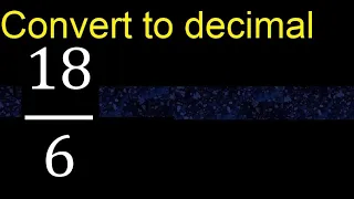 Convert to decimal How To Convert Decimals to Fractions