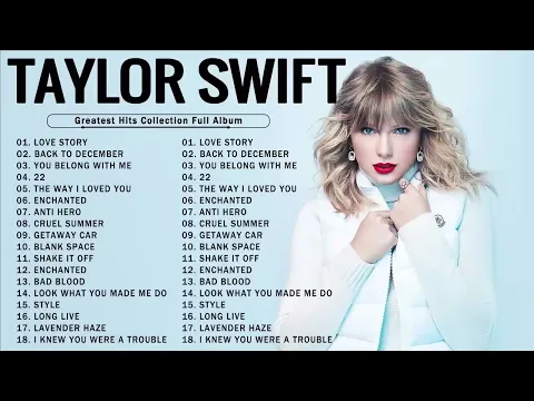 Download MP3 Taylor Swift Greatest Hits Full Album Playlist 2024 Taylor Swift Best Songs Playlist 2023