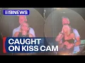 Download Lagu CEO caught having affair on Coldplay Kisscam | 9 News Australia