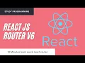 React Router V6 Tutorial - Routes Redirecting UseNavigate