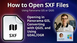 How to Open SXF Files Panorama GIS Map Data