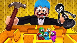 KINULONG KO ANG MGA KAIBIGAN KO SA BACKROOMS | Roblox | Build Your Own Backrooms