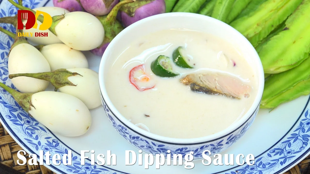 Salted Fish Dipping Sauce   Thai Food   Lon Pla Kem   