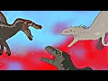 Spinosaurus VS Indominus rex VS Giganotosaurus stick nodes 2024 - 2025