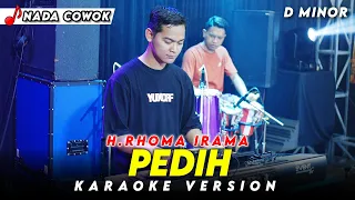 pedih karaoke nada cowok pria versi dangdut koplo faris kendang d minor 