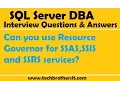 SQL Server Can you use Resource Governor for SSAS SSIS and SSRS services
