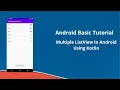 Multiple Item Selected ListView In Android Using Kotlin