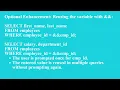 Introduction to Substitution Variables in SQL Q2 Oracle L21 P1 SMILE ROAD