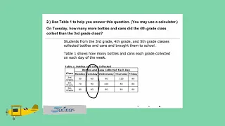 Math Performance Tasks - Go Green Question 2