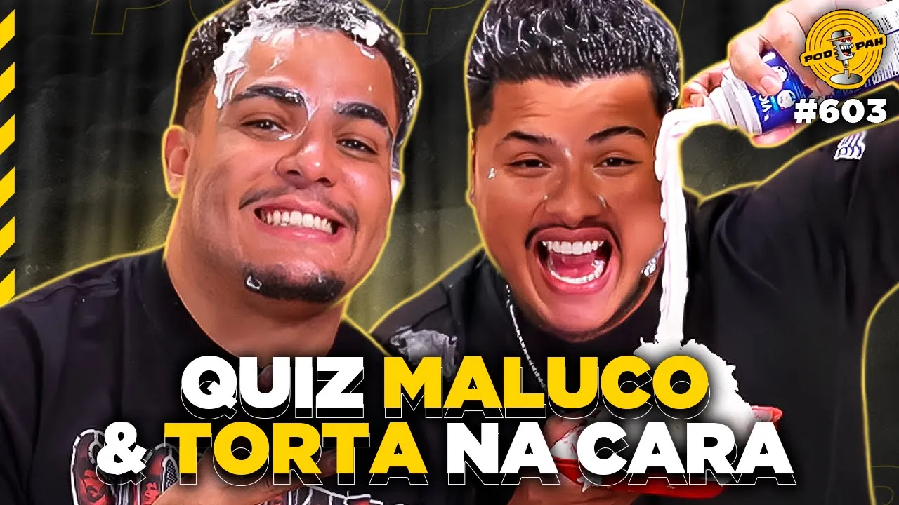 QUIZ MALUCO E TORTA NA CARA COM IGÃO E MÍTICO - Podpah #603