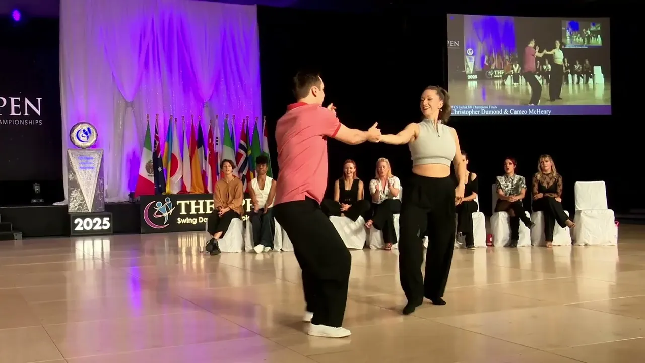 Christopher Dumond and Cameo McHenry - Jack & Jill Swing - Champions Finalist - The Open 2025
