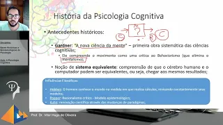 Aula: A Psicologia Cognitiva - Parte 1