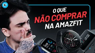 O que NÃO COMPRAR da Amazfit ACIMA de 50 dólares? O que VALE a pena importar?
