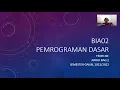 Pemrograman Dasar 08 Array Multidimensi Matriks dan Array Copy di Java dan Python