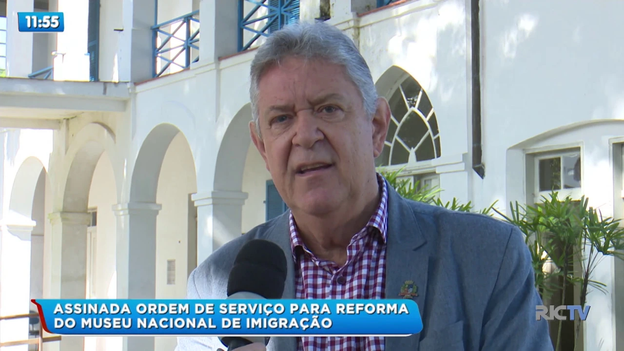 Assinada ordem de serviço para reforma do Museu Nacional de Imigração de Joinville