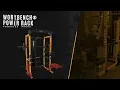 Powertec Power Rack All Exercises - Including Accessories