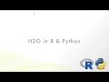 Scalable Machine Learning in R and Python with H2O