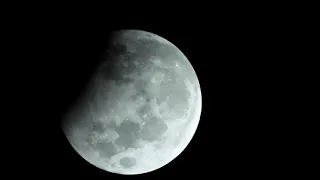 Lunar eclipse And  Jupiter with Moon from Chennai India Live Shoot Nikon P 1000