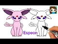 How to Draw Espeon Easy Pokemon